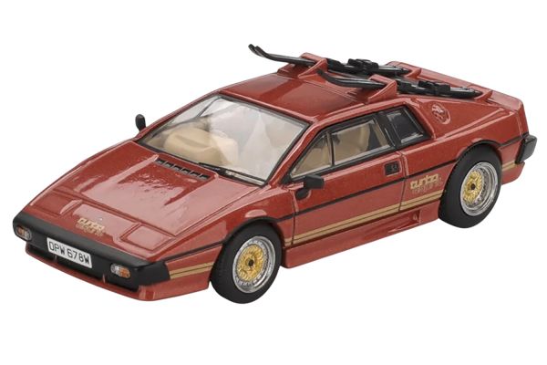 MiniGT 912 Lotus Esprit Turbo rot James Bond - In tödlicher Mission 1:64