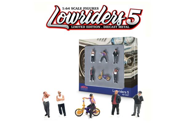 American Diorama Lowrider 5 Figuren-Set 1:64