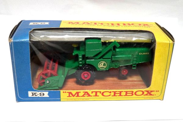 gebraucht! Matchbox K-9 Claas Harvester grün King Size - fast wie neu mit BOX