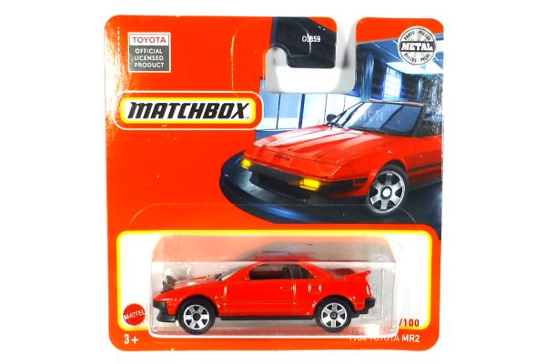 Matchbox HFR60 Toyota MR2 rot 1984, 16/100 Maßstab ca. 1:64 Modellauto 2022-5