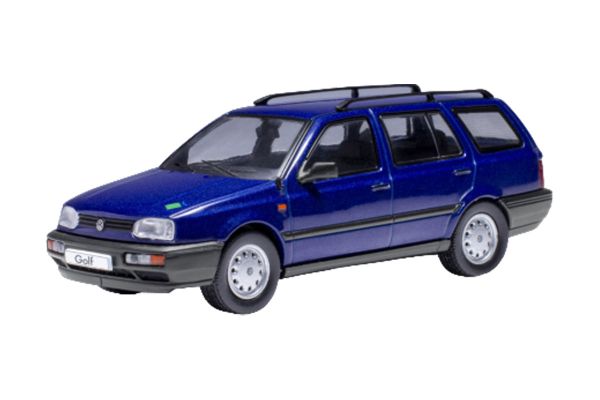 ***IXO Models CLC566 VW Golf III Variant Pink Floyd blau metallic 1994 Maßstab 1:43 Modellauto
