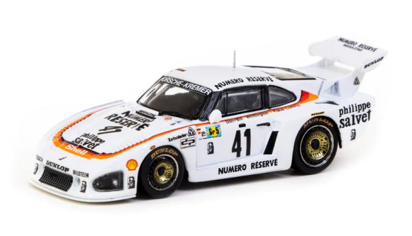 Tarmac T64-079-79LM41 Porsche 935 K3 24h of Le Mans 1979 weiss Maßstab 1:64 Modellauto