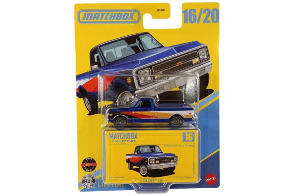 Matchbox GBJ48-JJW06 Chevrolet C10 1968 blau - Collectors Serie