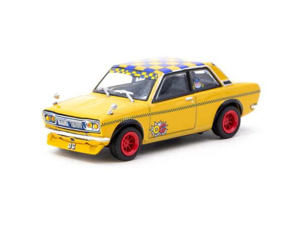 Tarmac T64-052-OG Datsun 510 OG Beer gelb 1:64