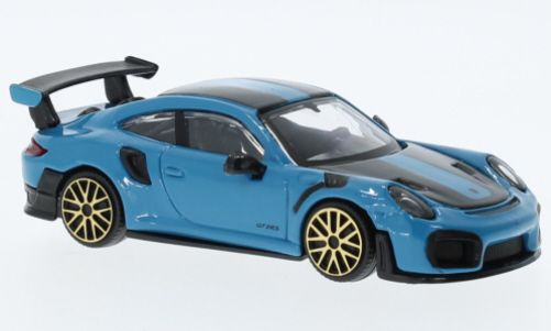 Bburago 30388 Porsche 911 GT2 RS blau/schwarz Maßstab 1:43 Modellauto
