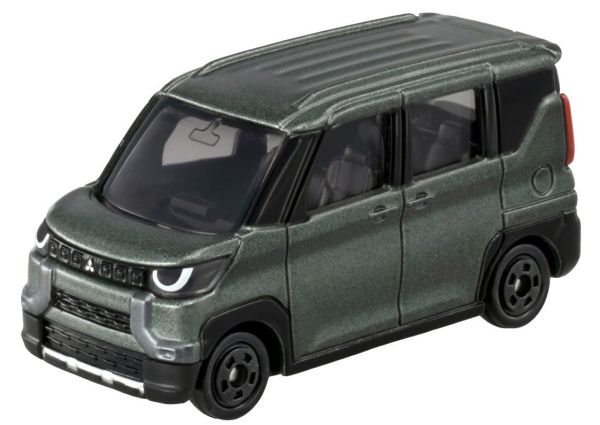 Tomica TO024 Mitsubishi Delica Mini 2024 grüngrau metallic Maßstab 1:57 Modellauto