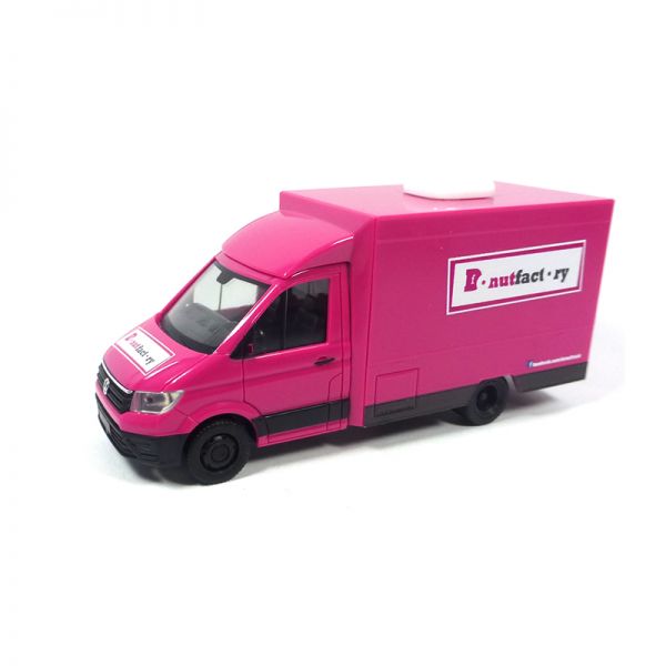 Herpa 095990 VW Crafter Foodtruck &quot;Donutfactory&quot; pink Maßstab 1:87 Modellauto