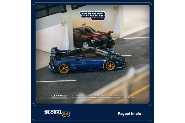 ***Tarmac T64G-TL046-BL Pagani Imola blau Maßstab 1:64 Modellauto