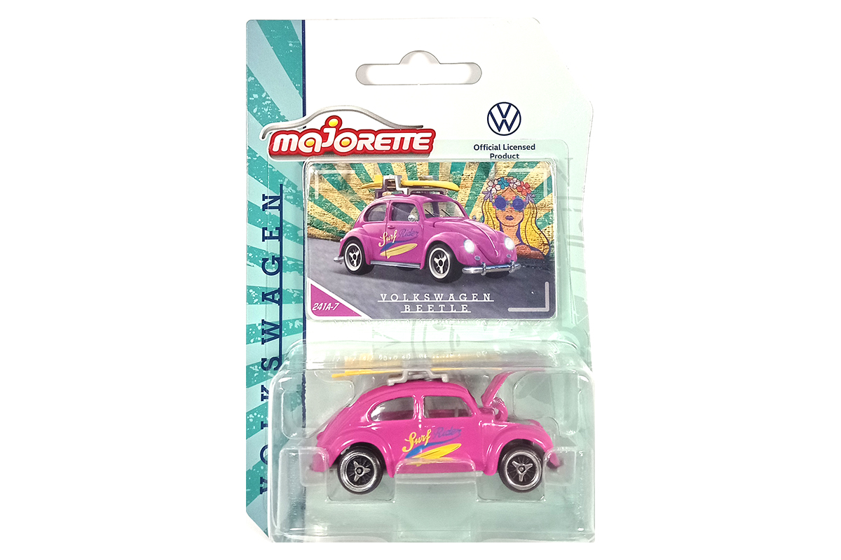 Majorette 212055004 VW K fer Surf Rider Pink VW Originals Premium 