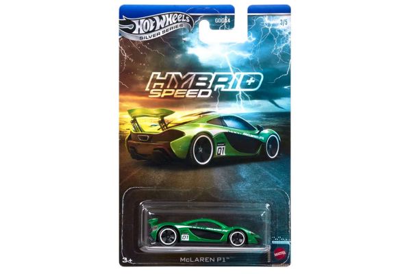 Hot Wheels GDG44-JCB78 McLaren P1 grün metallic - Hybrid Speed