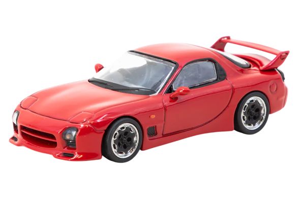 Tarmac Mazda RX-7 (FD3S) Mazdaspeed A-Spec ESDER rot Maßstab 1:64 (T64G-012-PRIX)