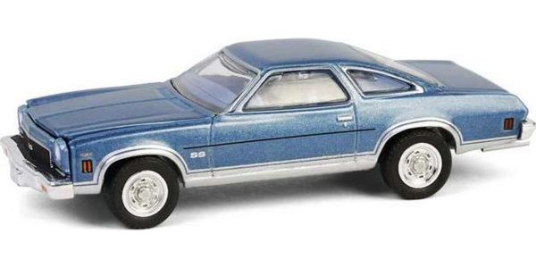 Greenlight 13360-D Chevrolet Chevelle SS 454 blau metallic 1973 - GL Muscle 29 Maßstab 1:64