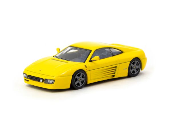 Tarmac Ferrari 348 Challenge gelb Maßstab 1:64