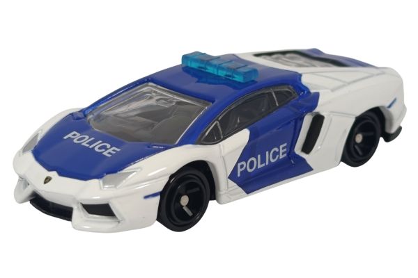 Tomica TO092 Lamborghini Aventador LP700-4 Police blau/weiss 1:68