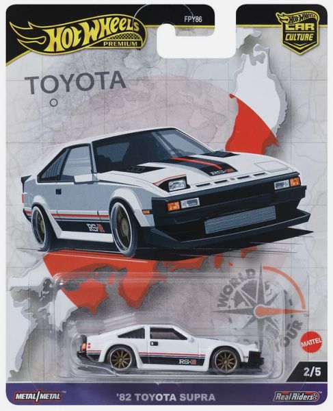 Hot Wheels FPY86-HRV97 Toyota Supra weiss 1982 World Tour 2/5