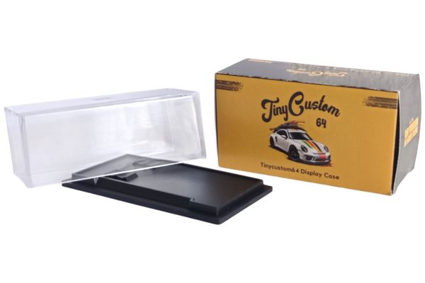 TinyCustom64 Clear plastic Display Vitrine, Show Case für 1:64 Modelle