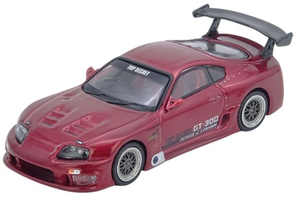 INNO64 Toyota Supra (A80) Top Secret rot 1:64 (IN64-A80TS-RED)