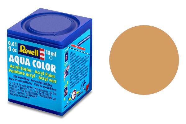 Revell 36117 Aqua Color afrikabraun, matt Modellbau-Farbe auf Wasserbasis 18 ml Dose