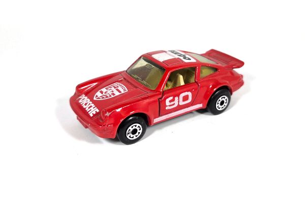 gebraucht! Matchbox No.3 Porsche Turbo rot 1978 Made in England - leicht bespielt