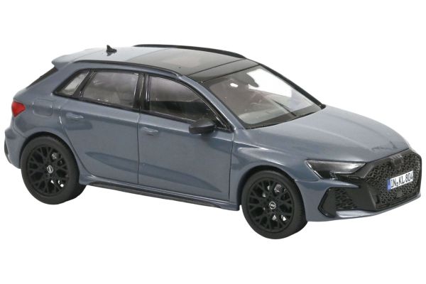 Norev Audi RS3 Sportback 2025 kemora grau 1:43