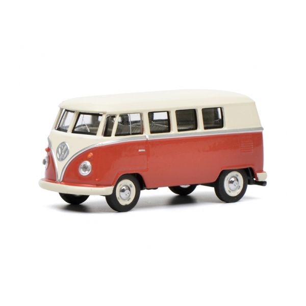 Schuco VW T1 Bus rot/beige 1:64