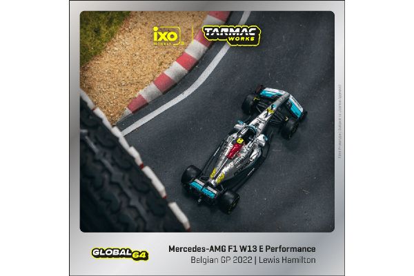 ***Tarmac T64G-F044-LH3 Mercedes-AMG F1 W13 E Performance Lewis Hamilton Belgian Grand Prix 2022 Maß