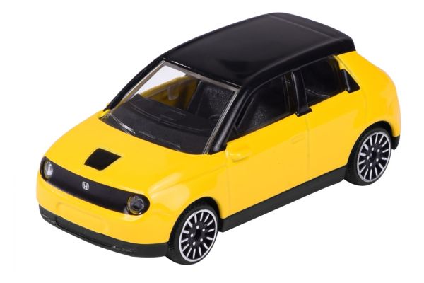 Majorette 212053051-Q10 Honda E gelb (220D) - Street Cars Maßstab 1:57 Modellauto