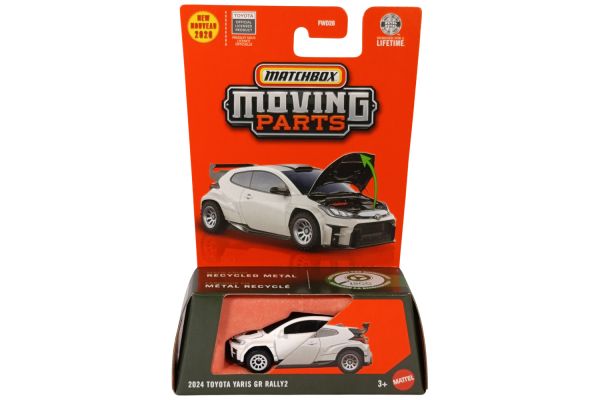 Matchbox FWD28-JHV36 Toyota Yaris GR Rally2 2024 weiss - Moving Parts 2026 1:64