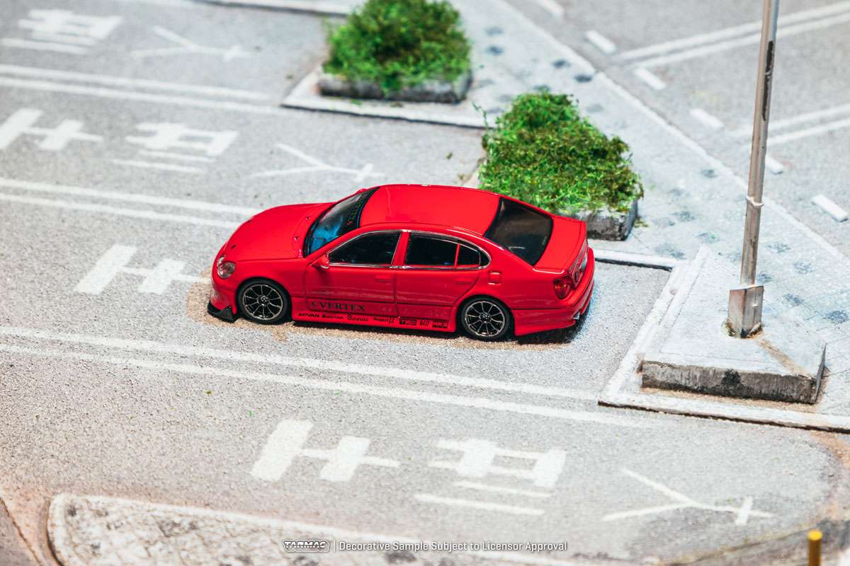 Tarmac VERTEX Toyota Aristo JZS161 rot | modellautos-dresden.de