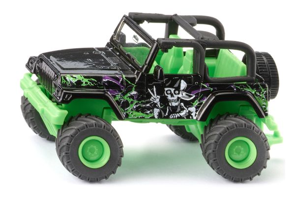 Siku 1554 Jeep Big Wheel schwarz/grün (Blister)