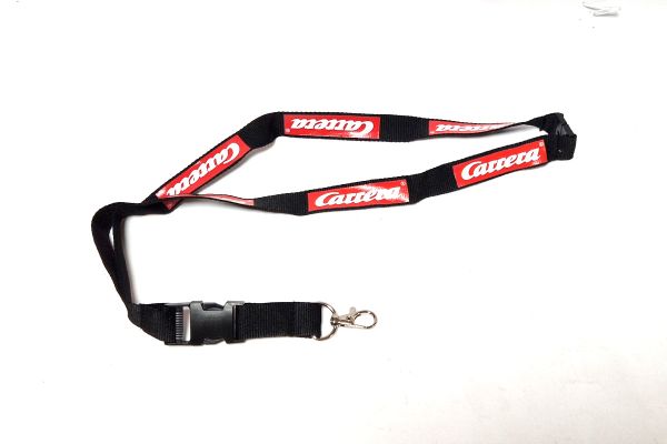 Carrera 2403-6 Schlüsselband mit Clip schwarz
