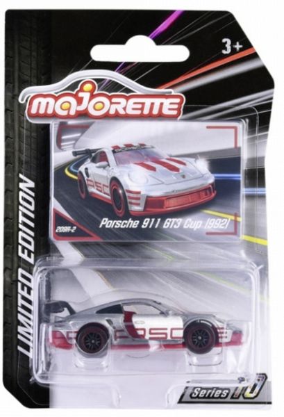 Majorette 212054034 Porsche 911 GT3 Cup (992) silber/rot (209R-2) - Limited Edition 10 Maßstab 1:62