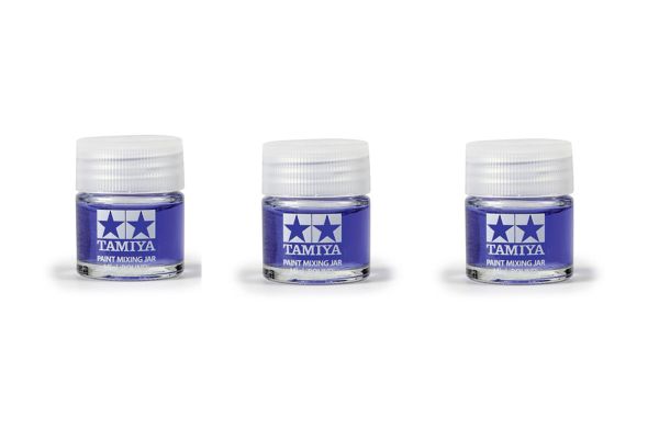 Tamiya Farb-Mischgläser rund 10ml 3 Stück