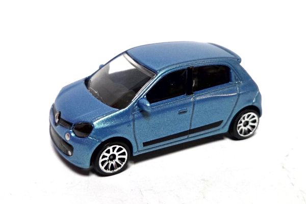 gebraucht! Majorette 206C Renault Twingo III blau metallic 1:54 - neuwertig