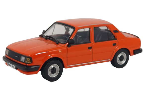 Abrex Skoda 120L 1984 orange 1:43