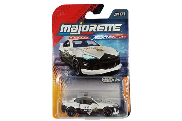 Majorette Toyota GT86 Police schwarz/weiss - Rescue World 1:64