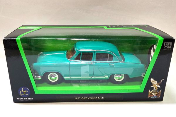 NOS! Lucky Diecast Wolga GAZ M-21 türkis 1:24