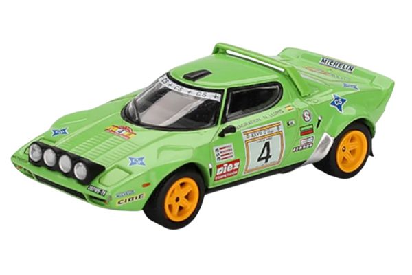 MiniGT 1050 Lancia Stratos HF #4 Spanish Rally Champion 1979 hellgrün 1:64