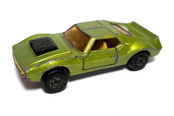 gebraucht! Matchbox No.9 AMX Javelin hellgrün metallic Superfast 1972 - etwas bespielt