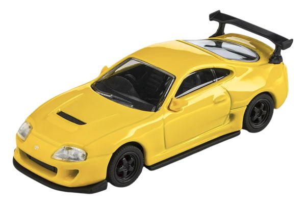 Majorette 8505001029 Toyota Supra 1995 gelb - The Collection 1:64
