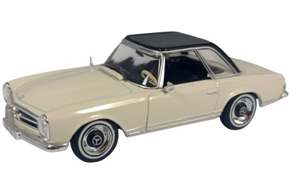 IXO Models Mercedes Benz 230 SL (W113) HardTop 1964 hellbeige/schwarz