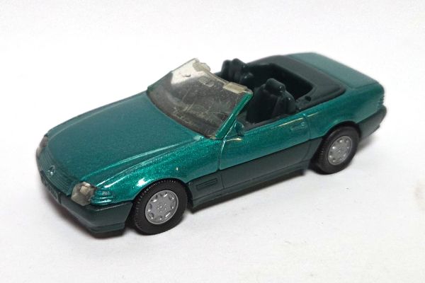 gebraucht! Siku 1011 Mercedes-Benz 500SL Cabriolet grün metallic - leicht bespielt
