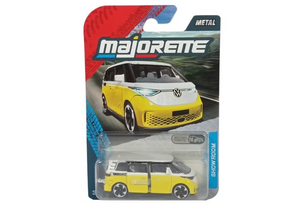 Majorette VW ID.Buzz gelb/weiss - Showroom Maßstab 1:58