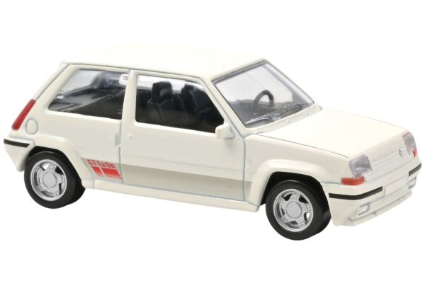 Norev Renault 5 SuperCinq GT Turbo PhII 1988 weiss - Jet Car 1:43