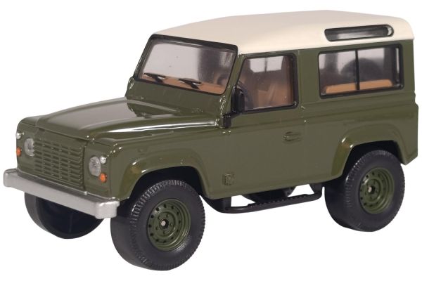 Norev Land Rover Defender olivgrün/weiss 1995 - Jet Car 1:43