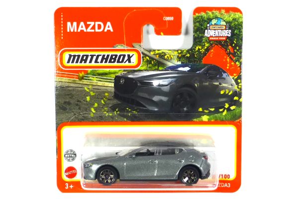 Matchbox HFR87 Mazda 3 grau metallic 2019 ca. 1:64