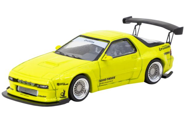 Tarmac Pandem Mazda RX-7 (FC3S) gelb 1:64
