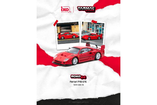 ***PREORDER Tarmac Ferrari F40 GTE rot