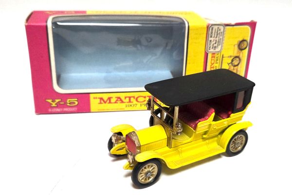 NOS! Matchbox Y-5 Peugeot 1907 gelb 1:43 - neuwertig mit BOX