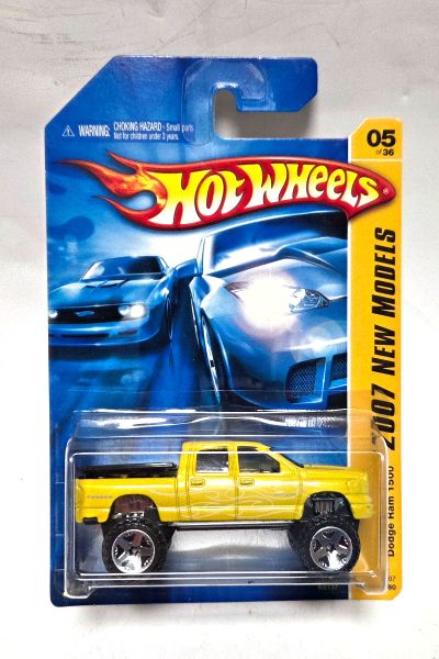 NOS! Hot Wheels K6137 Dodge RAM 1500 gelb 005/180 - 2007 - Blister